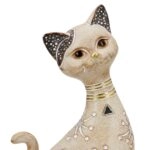Figure Cat Synthetic Resin Ανοιχτό καφέ 11X10X23Cm 11X10X23Cm