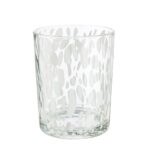 Φανάρι Κυλινδρικό Γυάλινο Διαφανές Λευκό D10X13Cm D10X13Cm