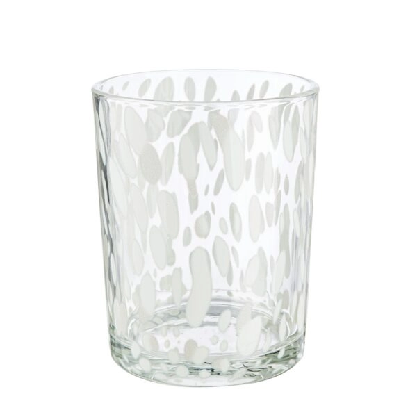 Φανάρι Κυλινδρικό Γυάλινο Διαφανές Λευκό D10X13Cm D10X13Cm