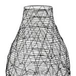 Βάζο Βολβώδες Μεταλλικό Μαύρο D17X26Cm D17X26Cm