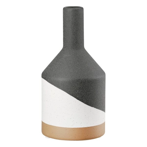 Βάζο Λαιμού Κεραμικό Μαύρο D10X21Cm D10X21Cm