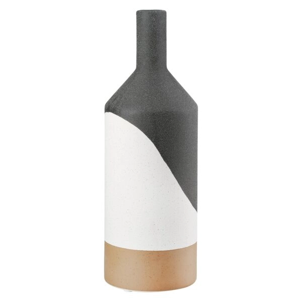 Βάζο Λαιμού Κεραμικό Μαύρο D10X31Cm D10X31Cm