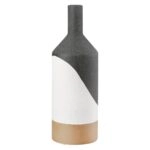 Βάζο Λαιμού Κεραμικό Μαύρο D10X31Cm D10X31Cm