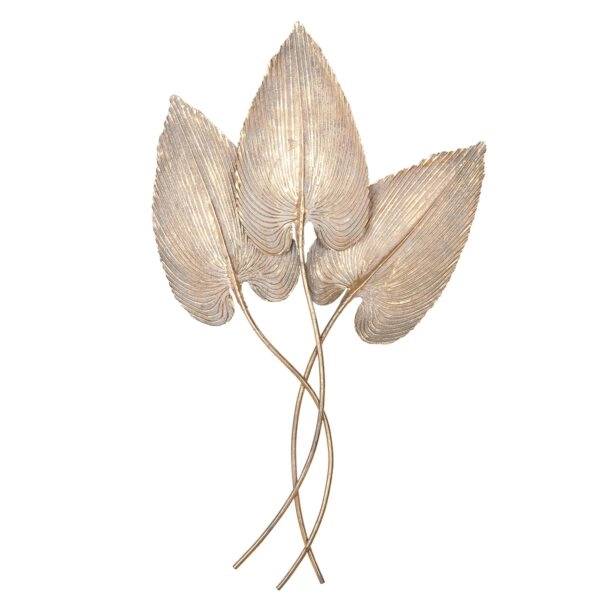 Ανάγλυφο τοίχου φύλλο μεταλλικό Χρυσό 53X4X92Cm 53X4X92Cm