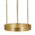 Σταντ κοσμήματος Μεταλλικό Χρυσό Χρώμα 13X13X31Cm 13X13X31Cm