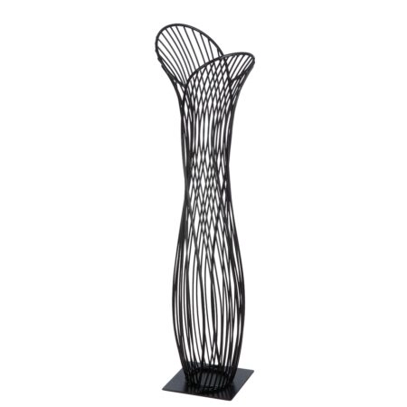 Διακοσμητικό Αντικείμενο Μεταλλικό Μαύρο 17X13X63Cm 17X13X63Cm