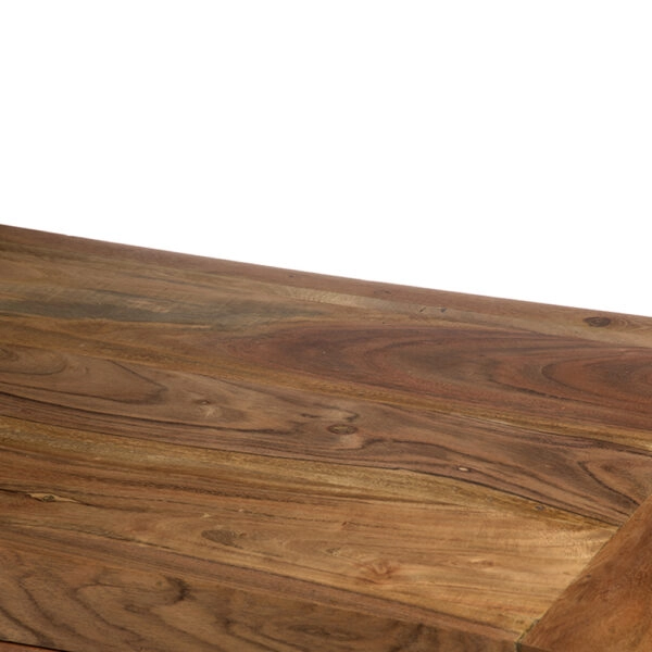 Artekko Attari Ξύλινος Μπουφές σε Μελί Απόχρωση (100x40x90)cm