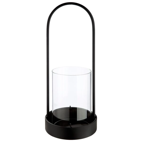 Φανάρι Κυλινδρικό Μεταλλικό Μαύρο D15X39Cm D15X39Cm