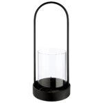 Φανάρι Κυλινδρικό Μεταλλικό Μαύρο D15X39Cm D15X39Cm