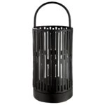 Φανάρι Κυλινδρικό Μεταλλικό Μαύρο D15X39Cm D15X39Cm