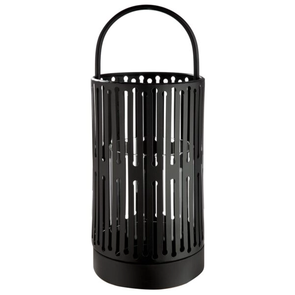 Φανάρι Κυλινδρικό Μεταλλικό Μαύρο D15X39Cm D15X39Cm