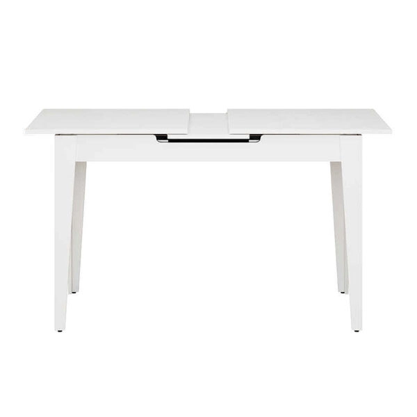 Τραπέζι Trendline Megapap επεκτεινόμενο χρώμα λευκό 120/150x70x75εκ.