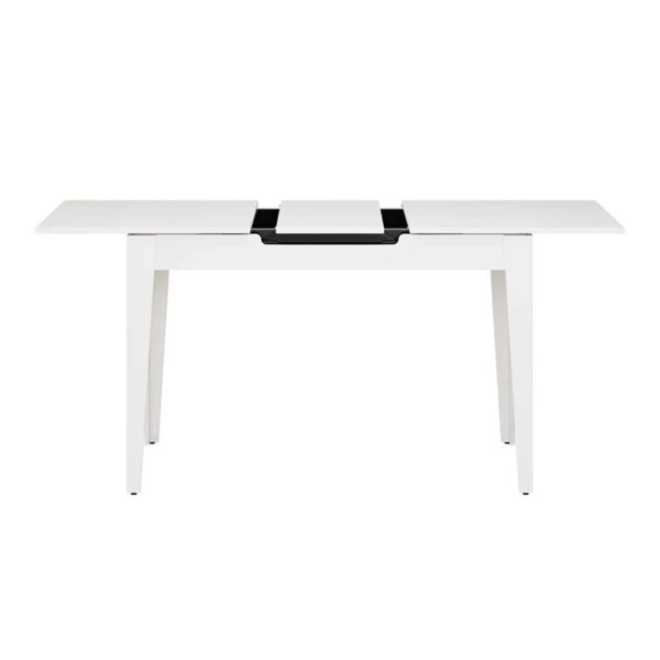 Τραπέζι Trendline Megapap επεκτεινόμενο χρώμα λευκό 120/150x70x75εκ.