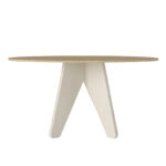 Τραπέζι Rebel Megapap χρώμα rota oak - sandstone 150x90x75εκ.