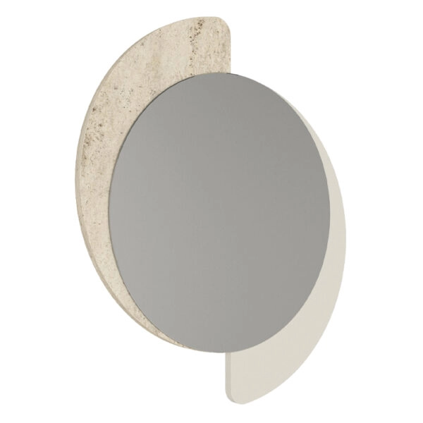 Καθρέπτης τοίχου Sevilla Μegapap χρώμα sandstone - travertine 59,2x2,2x69εκ.