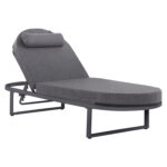 ΕΠΑΓΓΕΛΜATIKH ΞΑΠΛΩΣΤΡΑ MALLOW HM10715.03 ΣΚΟΥΡΟ ΓΚΡΙ ΑΛΟΥΜΙΝΙΟ & ΜΑΞΙΛΑΡΙ 198x71x103Υεκ