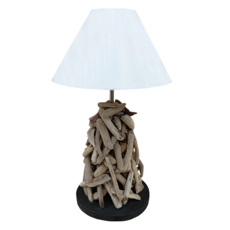 ΕΠΙΤΡΑΠΕΖΙΟ ΦΩΤΙΣΤΙΚΟ TWIGGY HM4423 DRIFTWOOD & ΛΕΥΚΟ ΚΑΠΕΛΟ Φ25x55Υεκ.