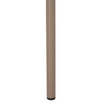 ΠΟΛΥΘΡΟΝΑ ΑΛΟΥΜΙΝΙΟΥ LUCCI HM6266.02 MOKA ΣΚΕΛΕΤΟΣ-P.E.RATTAN ΦΥΣΙΚΟ 58x56x79Υεκ