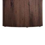 ΣΕΤ 2ΤΜΧ ΤΡΑΠΕΖΙΑ ΣΑΛΟΝΙΟΥ MARGON HM21084 MDF ΣΚΟΥΡΟ ΚΑΦΕ Φ80εκ & Φ45εκ