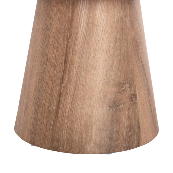 ΣΕΤ 2ΤΜΧ ΤΡΑΠΕΖΙΑ ΣΑΛΟΝΙΟΥ KARAN HM21085 MDF ΦΥΣΙΚΟ ΞΥΛΟΥ Φ80εκ & Φ45εκ