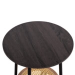 ΣΕΤ 2ΤΜΧ ΤΡΑΠΕΖΙΑ ΣΑΛΟΝΙΟΥ SEWELL HM21087 MDF-ΜΕΤΑΛΛΟ-ΣΥΝΘΕΤΙΚΟ RATTAN Φ80εκ & Φ45εκ