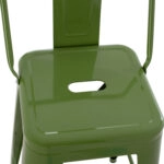 ΣΚΑΜΠΟ ΜΠΑΡ ΜΕΣΑΙΟΥ ΥΨΟΥΣ ΜΕΤΑΛΛΙΚΟ MELITA-PRO HM8574.53 LIGHT OLIVE GREEN 43x43x88Υεκ.