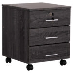 ΣΥΡΤΑΡΙΕΡΑ ΓΡΑΦΕΙΟΥ HAYDEN HM2282.01 ΣΕ ΑΝΘΡΑΚΙ ΧΡΩΜΑ 39x39,5x46,5