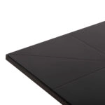 ΤΡΑΠΕΖΙ ΠΟΛΥΠΡΟΠΥΛΕΝΙΟΥ ΤΕΤΡΑΓΩΝΟ TERRIN HM6125.12 ΜΑΥΡΟ 70x70x75Υεκ.