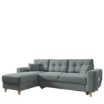 Καναπές Γωνιακός  Αναστρέψιμη Γωνία JESSIE 235x160x85cm Ανοιχτό Γκρι