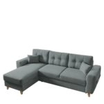 Καναπές Γωνιακός  Αναστρέψιμη Γωνία JESSIE 235x160x85cm Ανοιχτό Γκρι