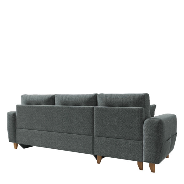 Καναπές Γωνιακός  Αναστρέψιμη Γωνία JESSIE 235x160x85cm Ανοιχτό Γκρι