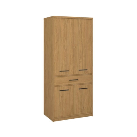 Ντουλάπα Δίφυλλη Pavi Βελανιδιά 84.3x55.1x197.2cm
