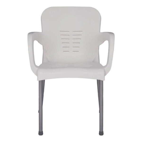 Καρέκλα Κήπου Eco Λευκό Ανακυκλωμένο PP 60x50x80xcm