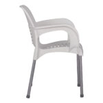 Καρέκλα Κήπου Eco Λευκό Ανακυκλωμένο PP 60x50x80xcm