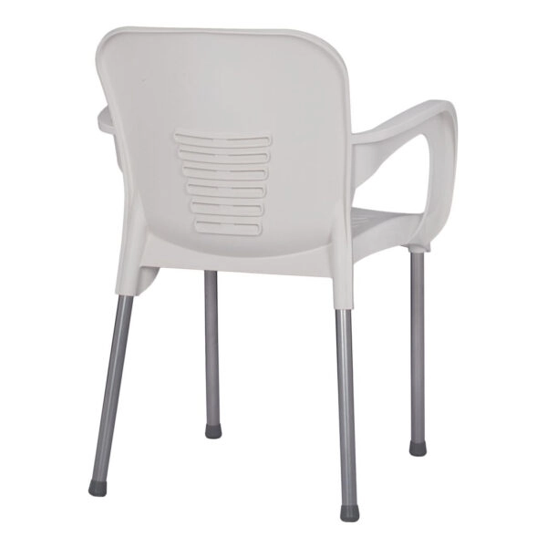 Καρέκλα Κήπου Eco Λευκό Ανακυκλωμένο PP 60x50x80xcm