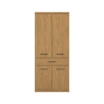 Ντουλάπα Δίφυλλη Pavi Βελανιδιά 84.3x55.1x197.2cm