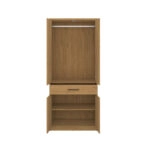 Ντουλάπα Δίφυλλη Pavi Βελανιδιά 84.3x55.1x197.2cm