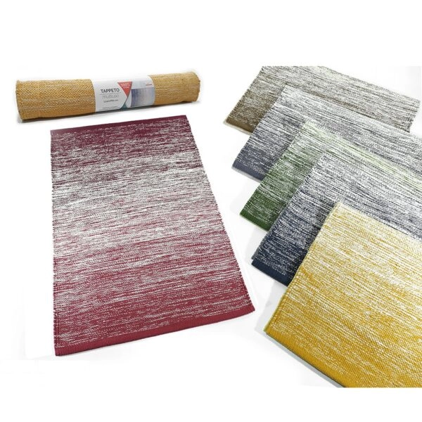 Χαλί Κουζίνας  Πολύχρωμο Βαμβάκι 60x240cm Σε 6 Χρώματα