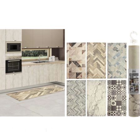 Χαλί Πολύχρωμο PVC 170x50x0.4cm Σε 6 Σχέδια