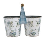 Artekko Bucket Πολύχρωμο Μεταλλικό Κασπώ (24x12x20)cm