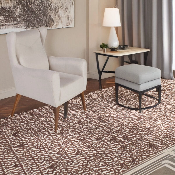 Artekko Rosie Μπεζ Υφασμάτινη Μπερζέρα (80x70x100)cm