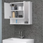 Καθρέπτης μπάνιου Delo Μegapap χρώμα λευκό 62x17,5x60εκ.