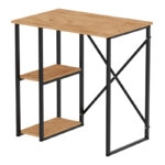 Γραφείο εργασίας Verno Megapap χρώμα pine oak 90x59,8x92,8εκ.