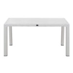 Τραπέζι πολυπροπυλενίου Kalan Megapap χρώμα λευκό 150x90x75εκ.