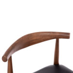 KΑΡΕΚΛΑ ΤΡΑΠΕΖΑΡΙΑΣ ALOR HM9947.03 RUBBERWOOD ΑΝΟΙΧΤΟ ΚΑΡΥΔΙ-ΜΑΥΡΟ PU 55x51x75Υεκ