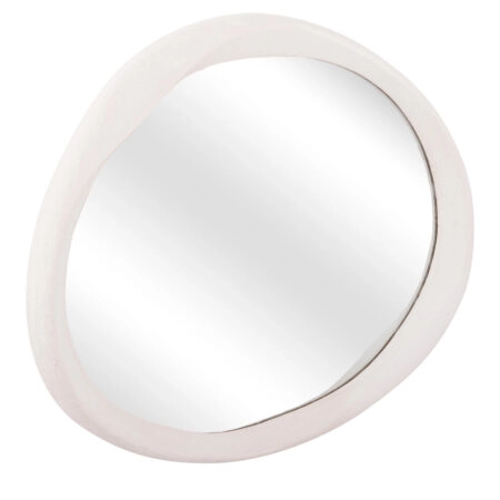 ΚΑΘΡΕΠΤΗΣ ΤΟΙΧΟΥ ΟΒΑΛ ΣΕΙΡΑ SANTORINI HM4513 MDF ΣΕ ΥΠΟΛΕΥΚΟ 90x3