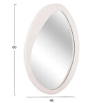 ΚΑΘΡΕΠΤΗΣ ΤΟΙΧΟΥ ΟΒΑΛ ΣΕΙΡΑ SANTORINI HM4513 MDF ΣΕ ΥΠΟΛΕΥΚΟ 90x3,2x60Υεκ