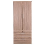 ΝΤΟΥΛΑΠΑ ΜΕ ΣΥΡΤΑΡΙΑ REINA HM2484.11 SONAMA OAK ΜΕΛΑΜΙΝΗ 80x48x183Υεκ.
