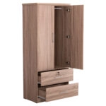 ΝΤΟΥΛΑΠΑ ΜΕ ΣΥΡΤΑΡΙΑ REINA HM2484.11 SONAMA OAK ΜΕΛΑΜΙΝΗ 80x48x183Υεκ.