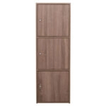 ΝΤΟΥΛΑΠΙ ΜΕ 3 ΑΠΟΘ. ΧΩΡΟΥΣ SORIANO HM9939.11 SONAMA OAK ΜΕΛΑΜΙΝΗ 40x39x119Υεκ.